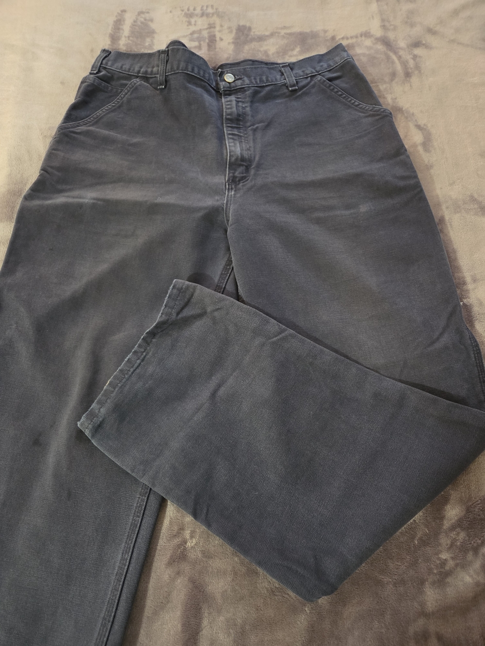 Carhartt Men's Straight Jeans in Dark Charcoal